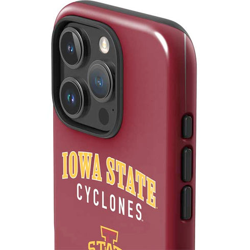 Iowa State University Collegiate Text iPhone 16 Pro Impact Case